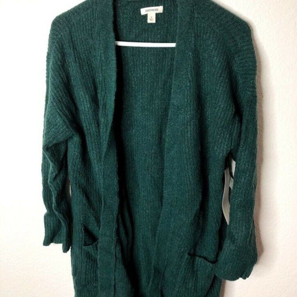 Goodthreads Women's Boucle Shaker Stitch Cardigan
